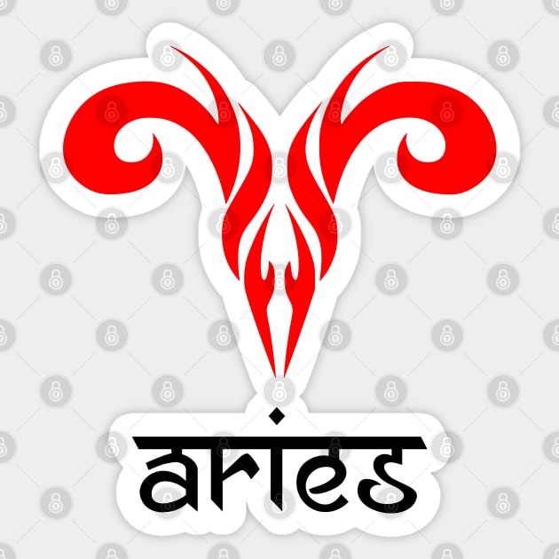 Aries Sticker by Jenex